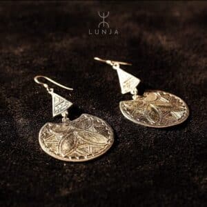 Boucle D'oreille En Argent Berbère