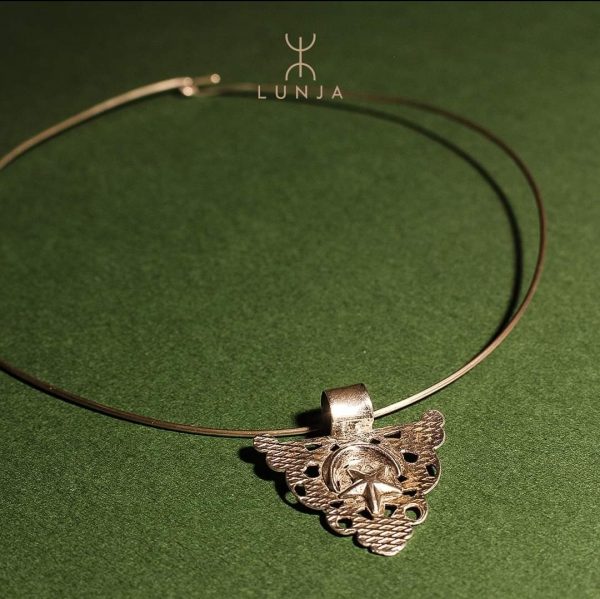 Collier Argent Fibule Berbère