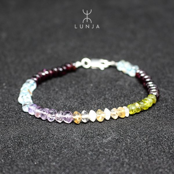Bracelet multi-pierres pour femme
