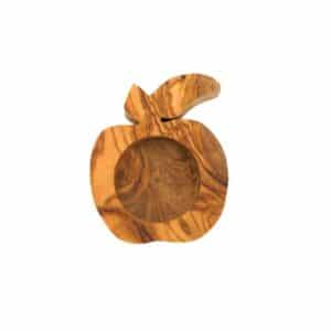 BOUGEOIR ETOILE en bois d'olivier, fait main et artisanale.