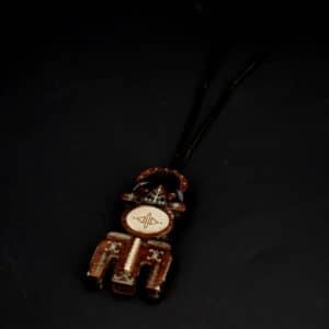 Collier berbère en bois wengé