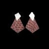 Boucles d'oreilles en cuir de peau de saumon "Insane Rudhira"