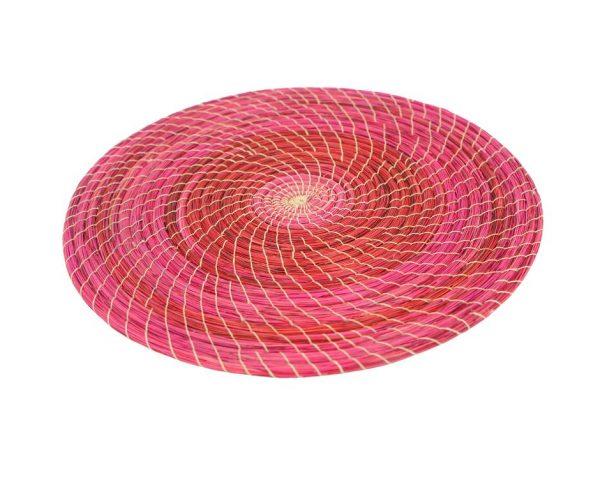 Sous-plat , dessous de plat, Set table, rose fuchsia en Halfa