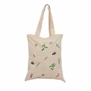 Eco-Bag, Tote bag Peint à la main "Olivier"