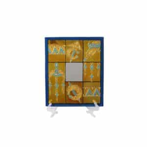 miroir décorative doré