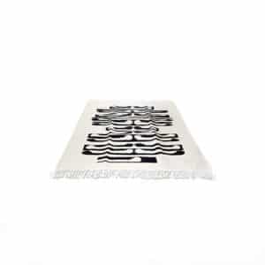 Tapis tunisien style "Calligraphy" en laine fait main pour salon, chambres, coloir