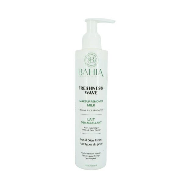 Lait démaquillant Acide hyaluronique & huile de carrot sauvage " freshness wave"