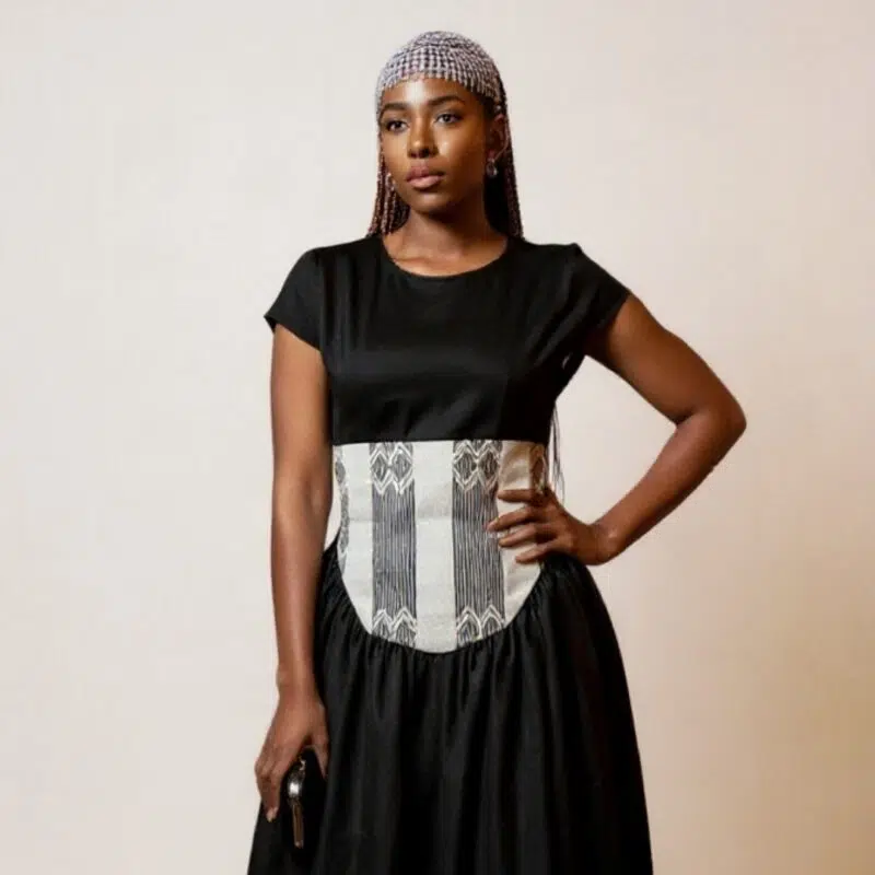 Zaya Short Flared Dress - Artisanal Elegance